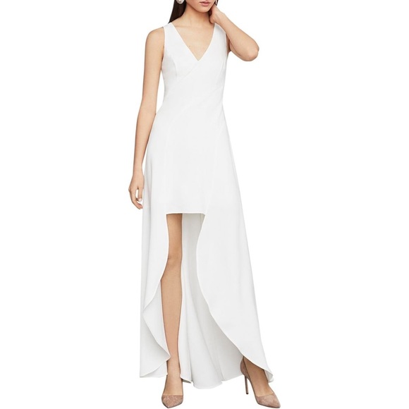 Dresses & Skirts - White BCBG high low evening gown